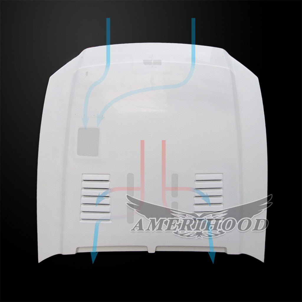 Ford Mustang 2013-2014 Type-SS Style Functional Heat Extraction Ram Air Hood